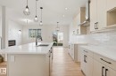 96 Spring Link, Spruce Grove, AB  - Indoor Photo Showing Kitchen With Upgraded Kitchen 