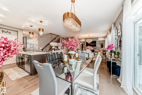 2012 200 Street, Edmonton, AB - Indoor Photo Showing Dining Room