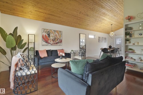 9808 187 Street, Edmonton, AB - Indoor Photo Showing Living Room