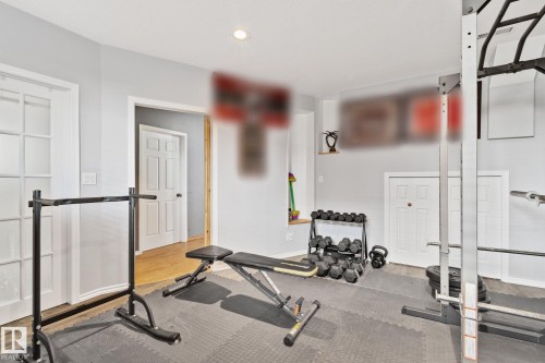8 Oakridge Drive S, St. Albert, AB - Indoor Photo Showing Gym Room
