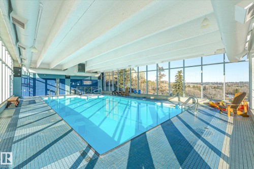 811 9918 101 Street, Edmonton, AB - Indoor Photo Showing Other Room With In Ground Pool
