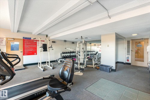 811 9918 101 Street, Edmonton, AB - Indoor Photo Showing Gym Room
