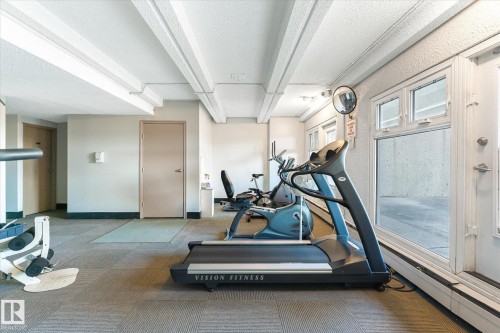 811 9918 101 Street, Edmonton, AB - Indoor Photo Showing Gym Room
