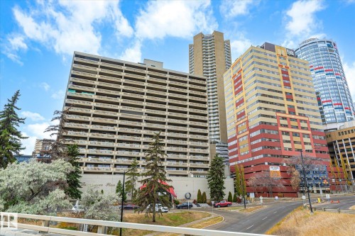 811 9918 101 Street, Edmonton, AB - Outdoor With Balcony With Facade