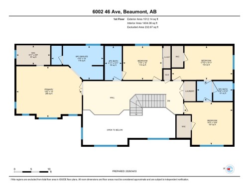 Floor plan - 6002 46 Avenue, Beaumont, AB - Other