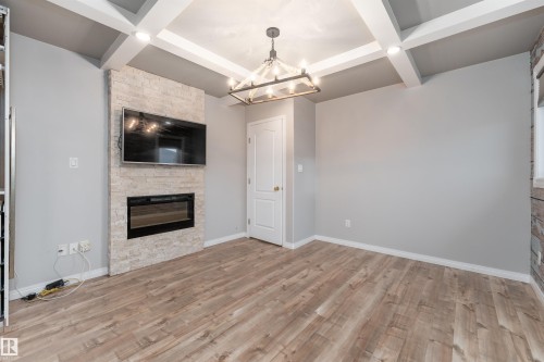 8407 160 Avenue, Edmonton, AB - Indoor With Fireplace