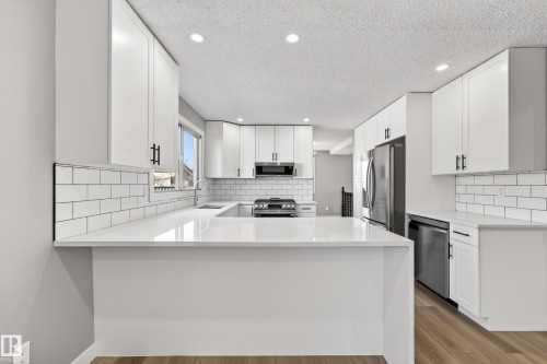 11016 171 Avenue, Edmonton, AB - Indoor Photo Showing Kitchen With Upgraded Kitchen