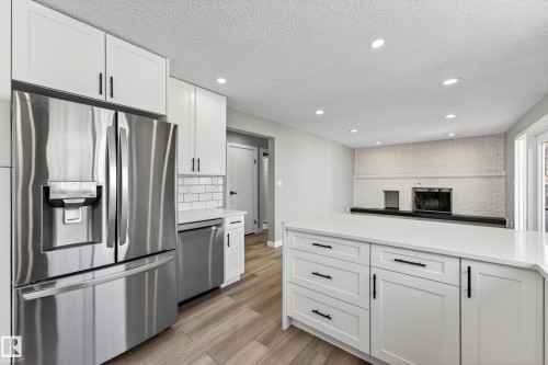 11016 171 Avenue, Edmonton, AB - Indoor Photo Showing Kitchen With Upgraded Kitchen