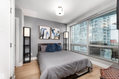 1404 11969 Jasper Avenue, Edmonton, AB - Indoor Photo Showing Bedroom