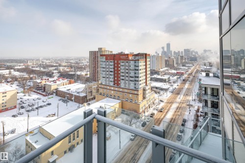 1404 11969 Jasper Avenue, Edmonton, AB - Outdoor With Balcony With View