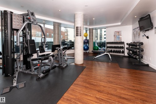 1404 11969 Jasper Avenue, Edmonton, AB - Indoor Photo Showing Gym Room