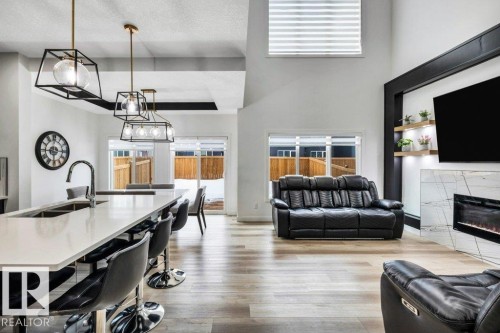 5320 Kimball Place, Edmonton, AB - Indoor With Fireplace