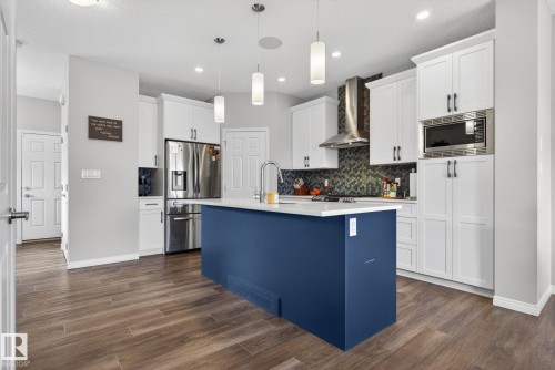 7515 Elmer Bend, Edmonton, AB - Indoor Photo Showing Kitchen With Upgraded Kitchen