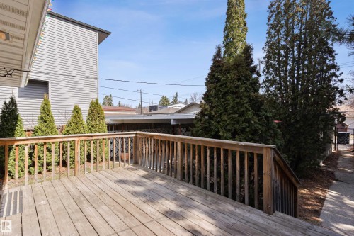10707 129 Street, Edmonton, AB - Outdoor With Deck Patio Veranda With Exterior