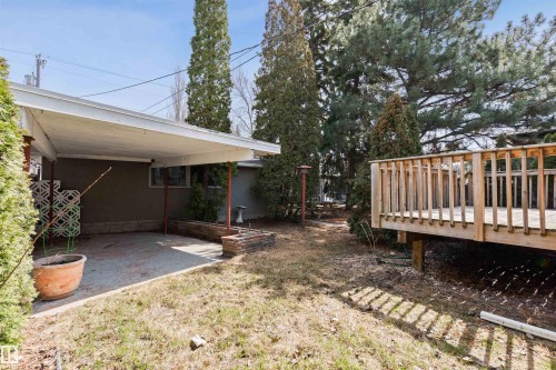 10707 129 Street, Edmonton, AB - Outdoor With Deck Patio Veranda