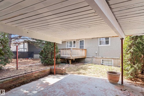 10707 129 Street, Edmonton, AB - Outdoor With Deck Patio Veranda With Exterior