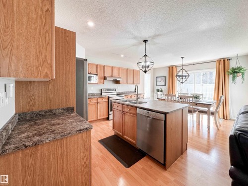 36 Eastgate Way, St. Albert, AB - Indoor Photo Showing Kitchen With Double Sink