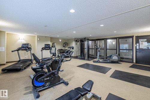 1110 330 Clareview Station Drive, Edmonton, AB - Indoor Photo Showing Gym Room