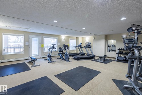 1110 330 Clareview Station Drive, Edmonton, AB - Indoor Photo Showing Gym Room