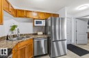 1110 330 Clareview Station Drive, Edmonton, AB  - Indoor Photo Showing Kitchen With Double Sink 