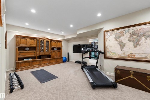 607 Dartmouth Point(E), Edmonton, AB - Indoor Photo Showing Gym Room