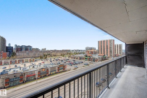 608 10125 109 Street, Edmonton, AB - Outdoor With Balcony With View