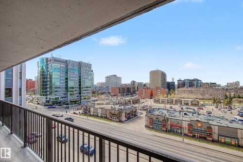 608 10125 109 Street, Edmonton, AB - Outdoor With Balcony With View