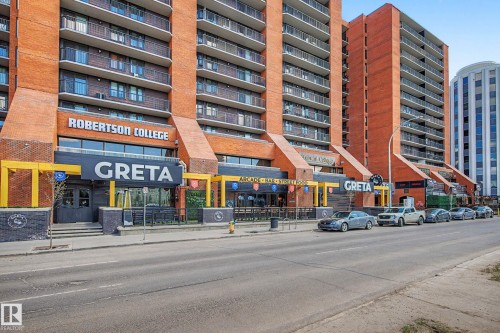 608 10125 109 Street, Edmonton, AB - Outdoor With Balcony