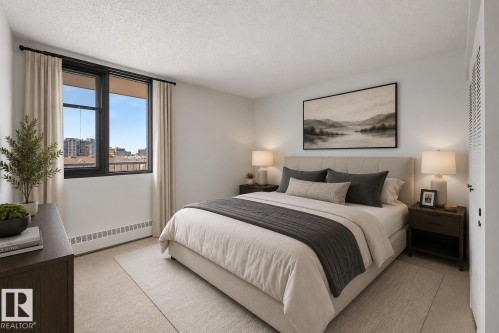 608 10125 109 Street, Edmonton, AB - Indoor Photo Showing Bedroom