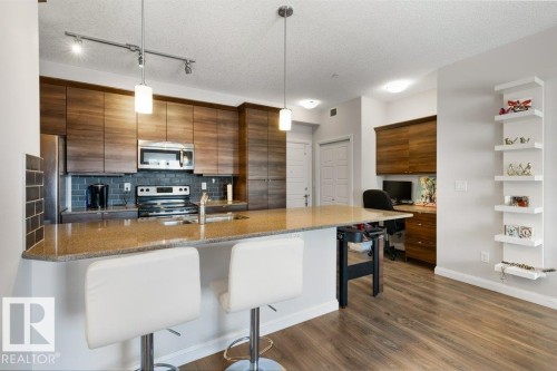 216 2588 Anderson Way, Edmonton, AB - Indoor Photo Showing Kitchen With Upgraded Kitchen
