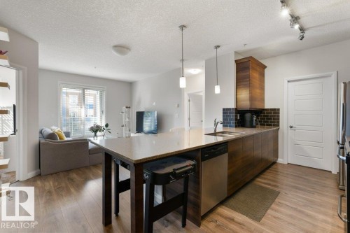 216 2588 Anderson Way, Edmonton, AB - Indoor Photo Showing Kitchen With Double Sink With Upgraded Kitchen