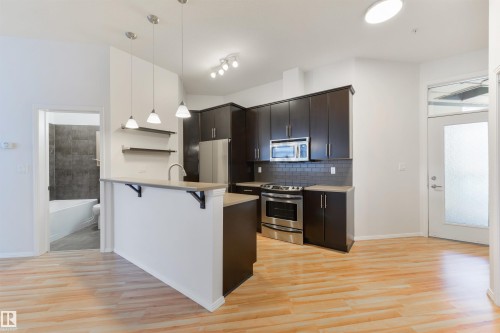 405 10531 117 Street, Edmonton, AB - Indoor Photo Showing Kitchen With Upgraded Kitchen