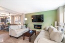 2819 Maple Way, Edmonton, AB  - Indoor Photo Showing Living Room With Fireplace 