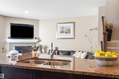 3039 Harvey Cr, Edmonton, AB - Indoor With Fireplace