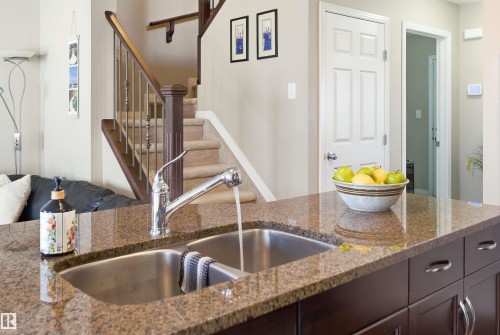 3039 Harvey Cr, Edmonton, AB - Indoor Photo Showing Kitchen With Double Sink