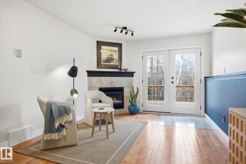 7 Hawthorne Crescent, St. Albert, AB - Indoor With Fireplace