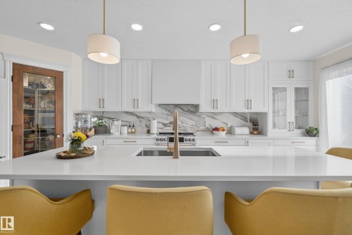 8705 92A Avenue, Edmonton, AB - Indoor Photo Showing Kitchen With Upgraded Kitchen