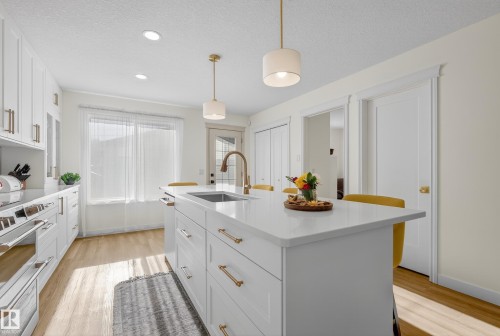 8705 92A Avenue, Edmonton, AB - Indoor Photo Showing Kitchen With Upgraded Kitchen
