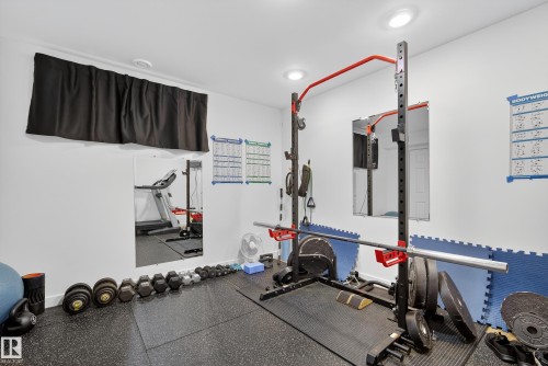 8705 92A Avenue, Edmonton, AB - Indoor Photo Showing Gym Room