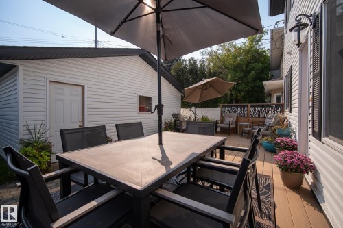 8705 92A Avenue, Edmonton, AB - Outdoor With Deck Patio Veranda With Exterior