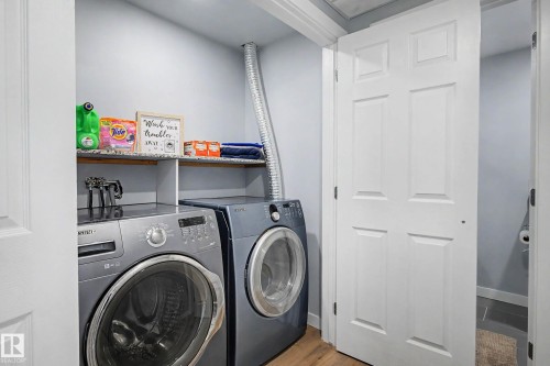 15 5281 Terwillegar Boulevard, Edmonton, AB - Indoor Photo Showing Laundry Room