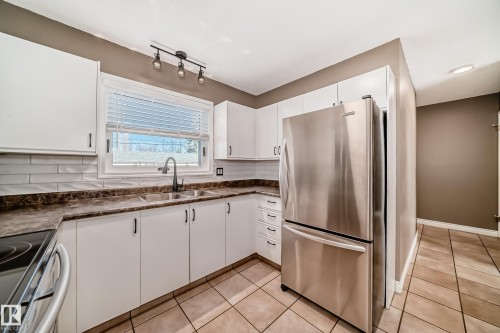 10226 152 Street, Edmonton, AB - Indoor Photo Showing Kitchen With Stainless Steel Kitchen With Double Sink