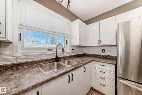 10226 152 Street, Edmonton, AB - Indoor Photo Showing Kitchen With Double Sink