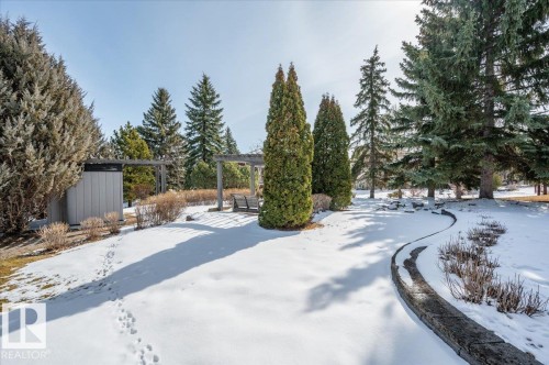 overlooking the park-like common area - 19 1203 Carter Crest Road, Edmonton, AB - Outdoor