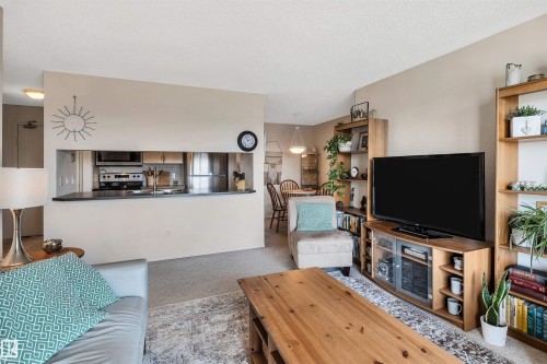 409 2430 Guardian Road, Edmonton, AB - Indoor Photo Showing Living Room
