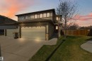 Two-story residence featuring composite siding and stone accents - 1825 Westerra Loop, Stony Plain, AB  - Outdoor 
