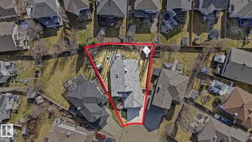 Aerial Survey. Outlining the perimeter of the property - 5 Richelieu Place, Beaumont, AB - Other