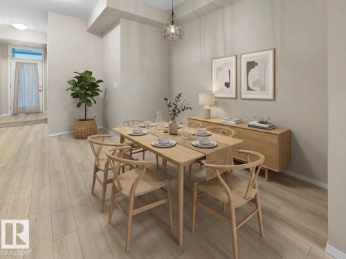 103 10531 117 Street, Edmonton, AB - Indoor Photo Showing Dining Room