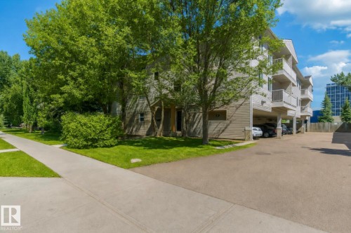 Multi-level building with horizontal siding and multiple balconies - 103 12110 119 Ave, Edmonton, AB - Outdoor With Balcony