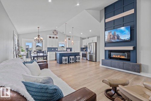 2510 Yoho Inlet, Cold Lake, AB - Indoor Photo Showing Living Room With Fireplace